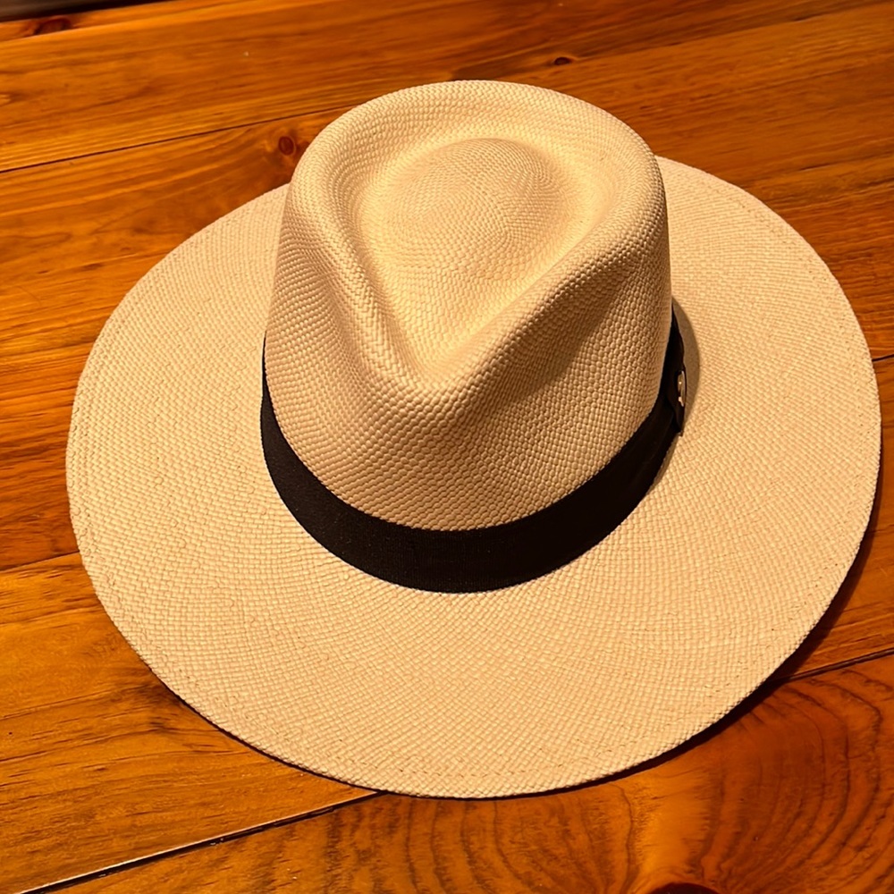California Hat Co Panama straw hat
